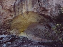 Sulfur spitting whole, Wai-o-tapu