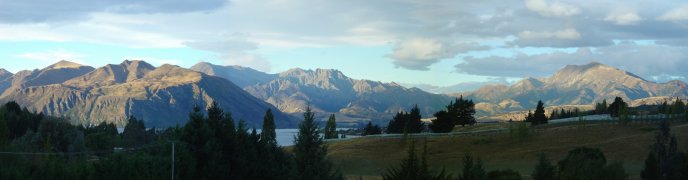 View from campground, Wanaka