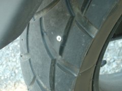 Michelin Anakee - tyre damage...