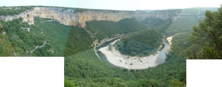 Overview Gorge Ardeche