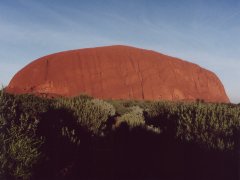 Ayers Rock from sunrise point