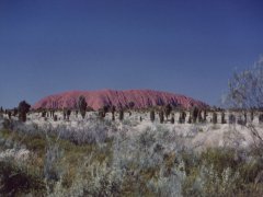 Ayers Rock from sunset point