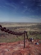 Ayers Rock, on the hard way up