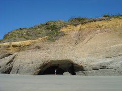 Wharariki beach